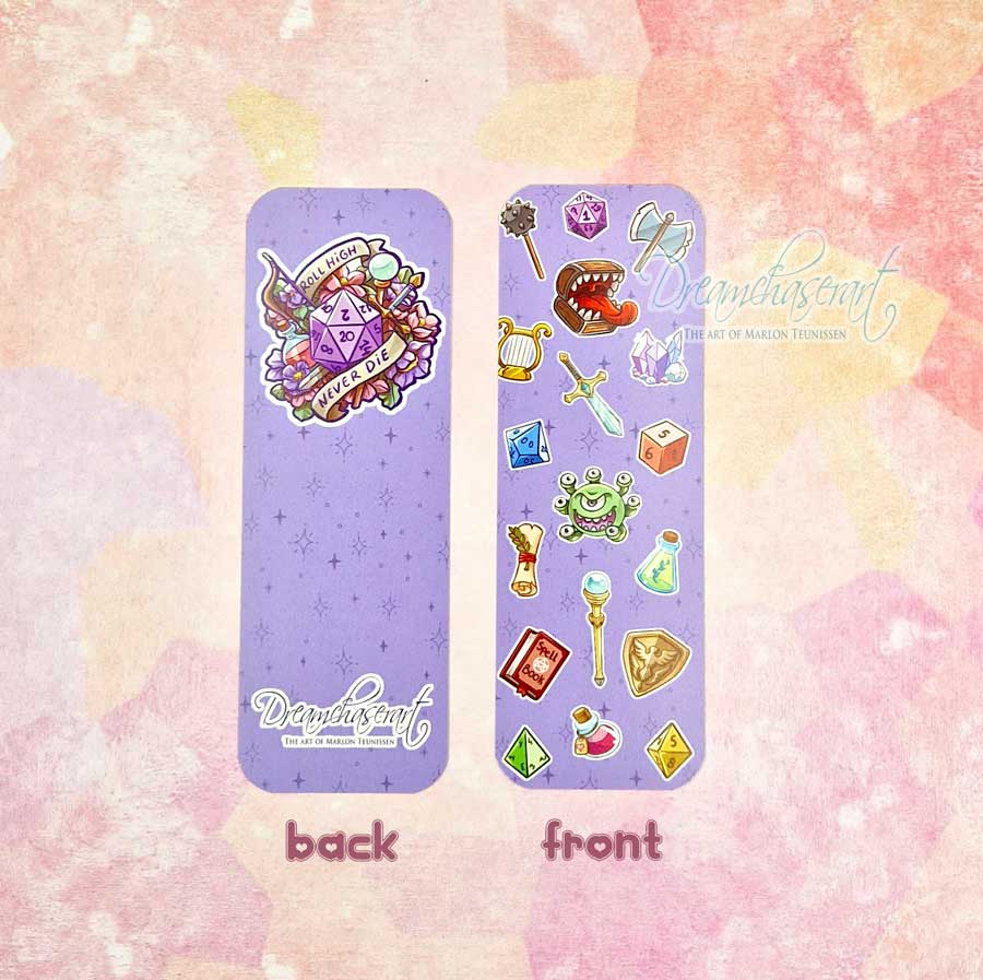 Dreamchaserart - Wholesale Bookmark - Dungeons and Dragons Bookmark2