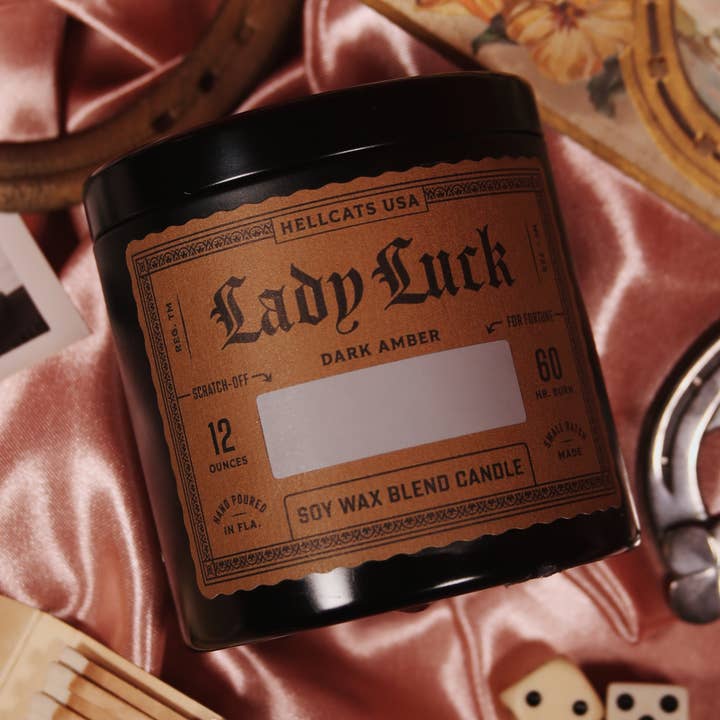 Bougie Dame Chance (Ambre Foncé) pour la vente par Hellcats USA