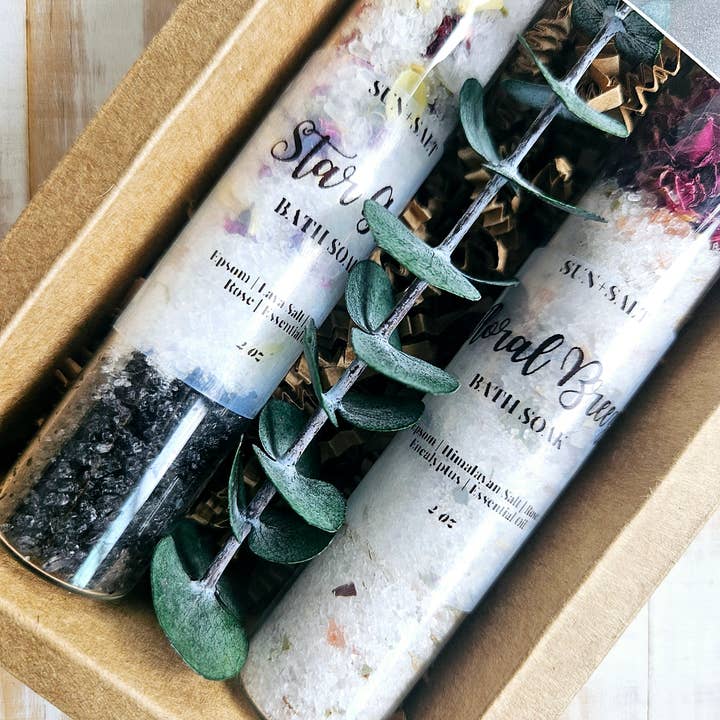 Lux&Lou - Wholesale Bath & Body Set - Bath Salt Gift Set - Bath Soak