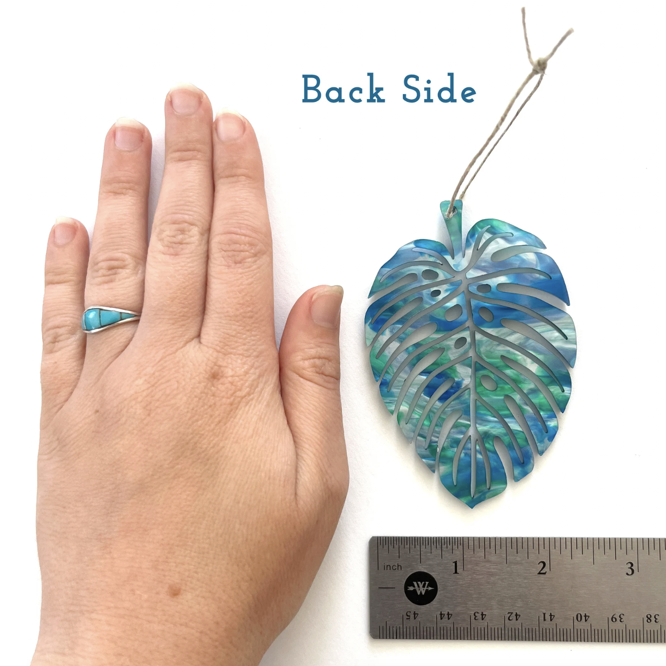 Art by Sharell - Wholesale Ornament - Monstera Leaf Ornament | Tropical Hanging Decor6