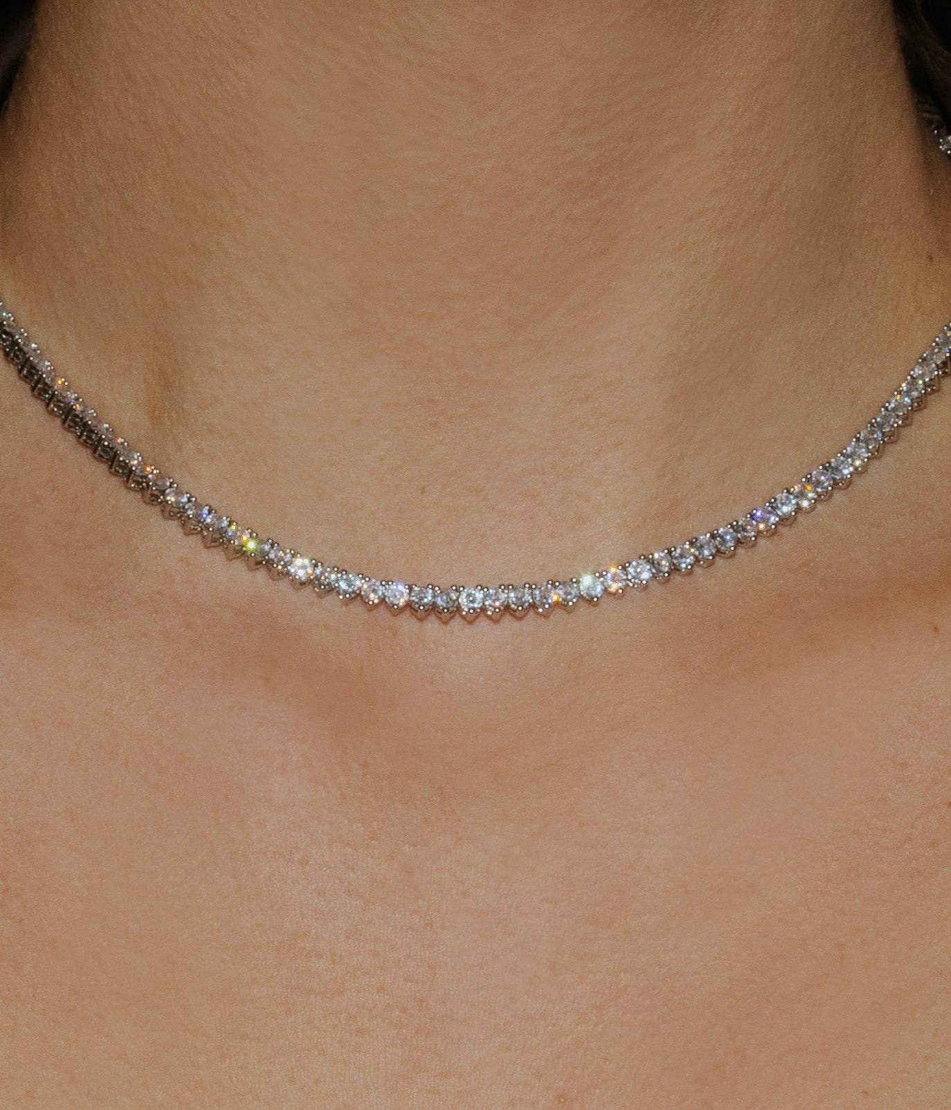 Loren Hope - Wholesale Link & Chain Necklace - Mercer Slider Tennis Necklace6