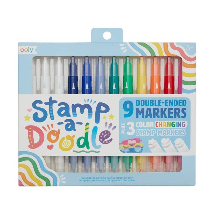 Stamp-A-Doodle: Double-Ended & Color-Changing Stamp Markers for wholesale by OOLY