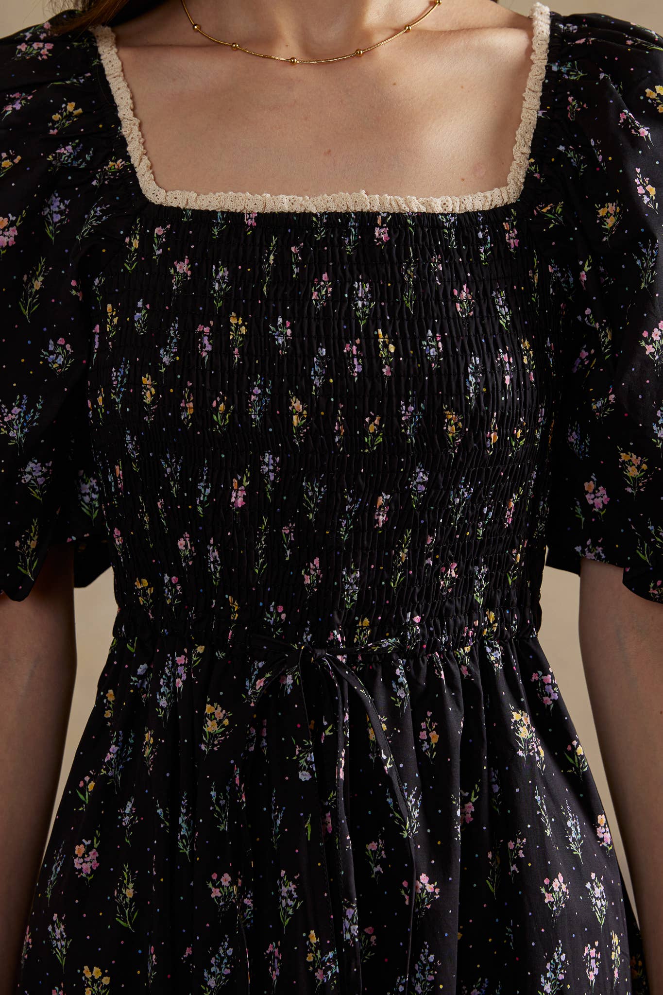 ROSIE POSIE - Wholesale Dress - Women's - RP2987 - Twilight Posy Smocked Dress1