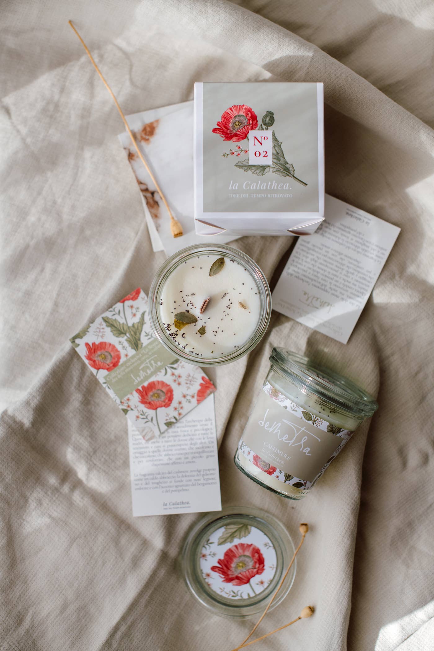 La Calathea - Vente Bougie en bocal - Bougie Candela Demetra4