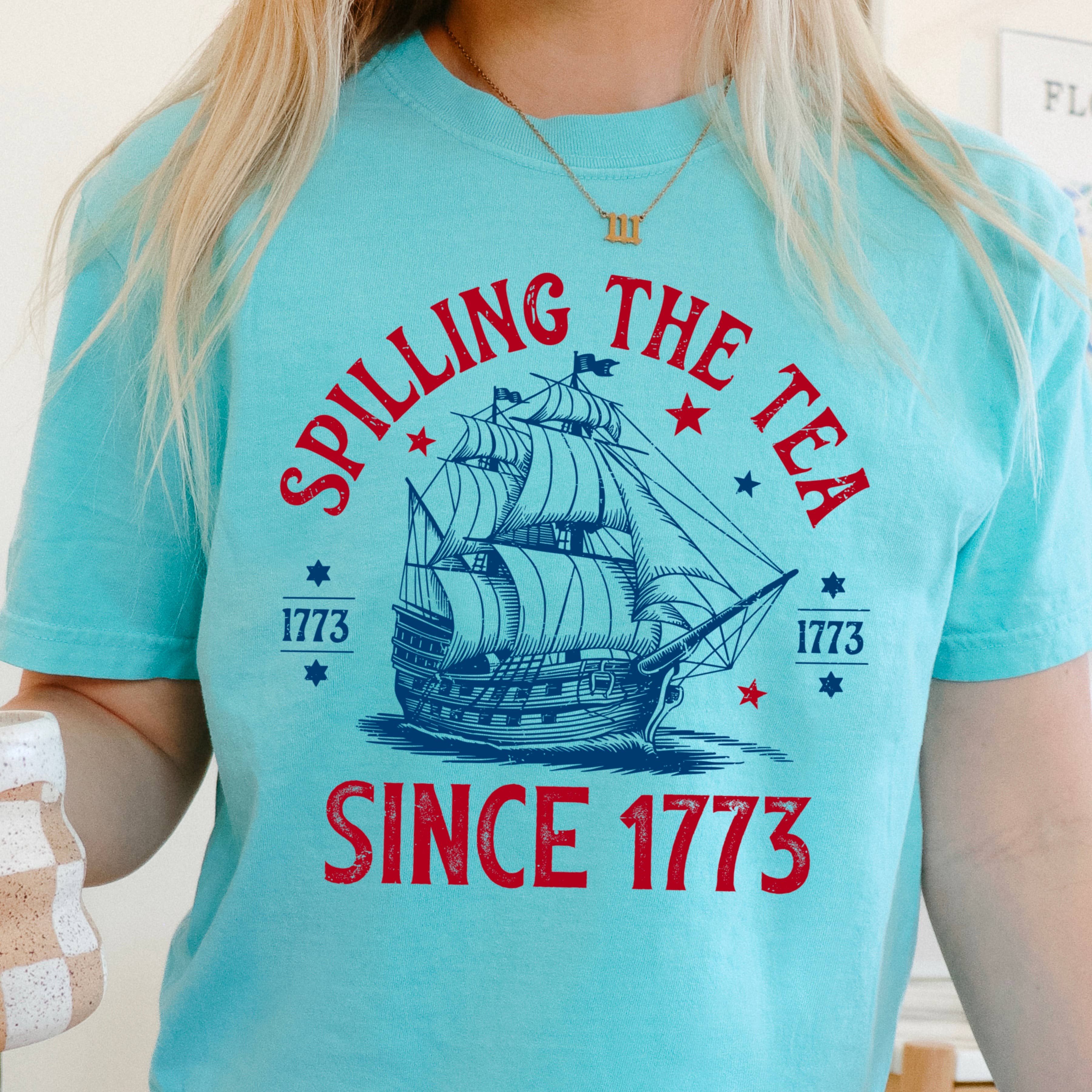 Shoppe SHC – wholesale T-shirt (graphic) – women's – July 4th Graphic Shirt | Patriotic Apparel | Comfort Colors4