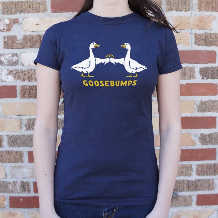 6DS - Wholesale Screen Printed T-Shirt - Women's - Goosebumps Women's T-Shirt