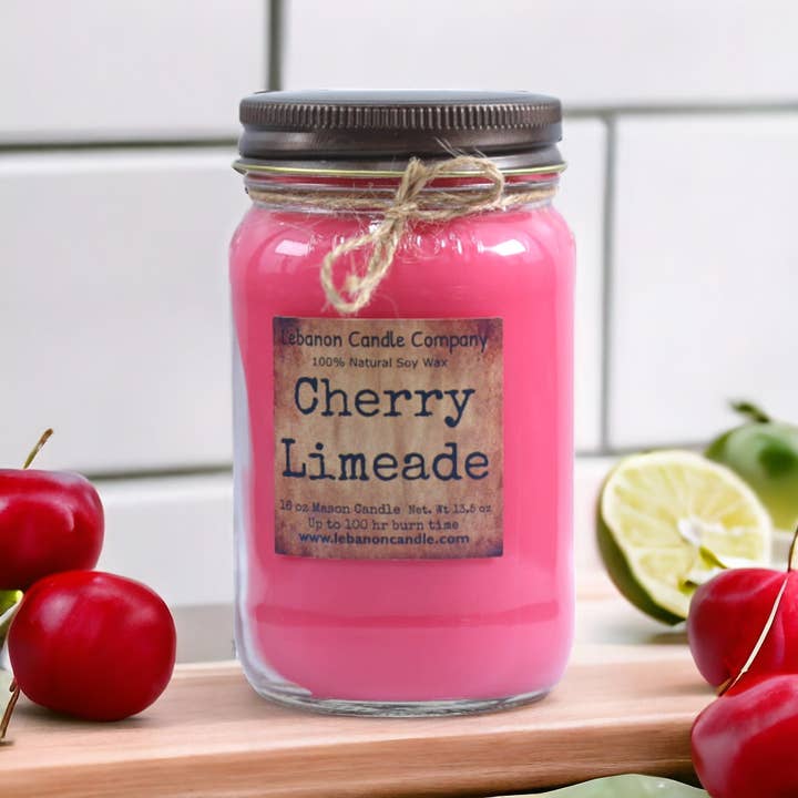 Lebanon Candle Company - Wholesale Jar/Filled Candle - Cherry Limeade Candle3