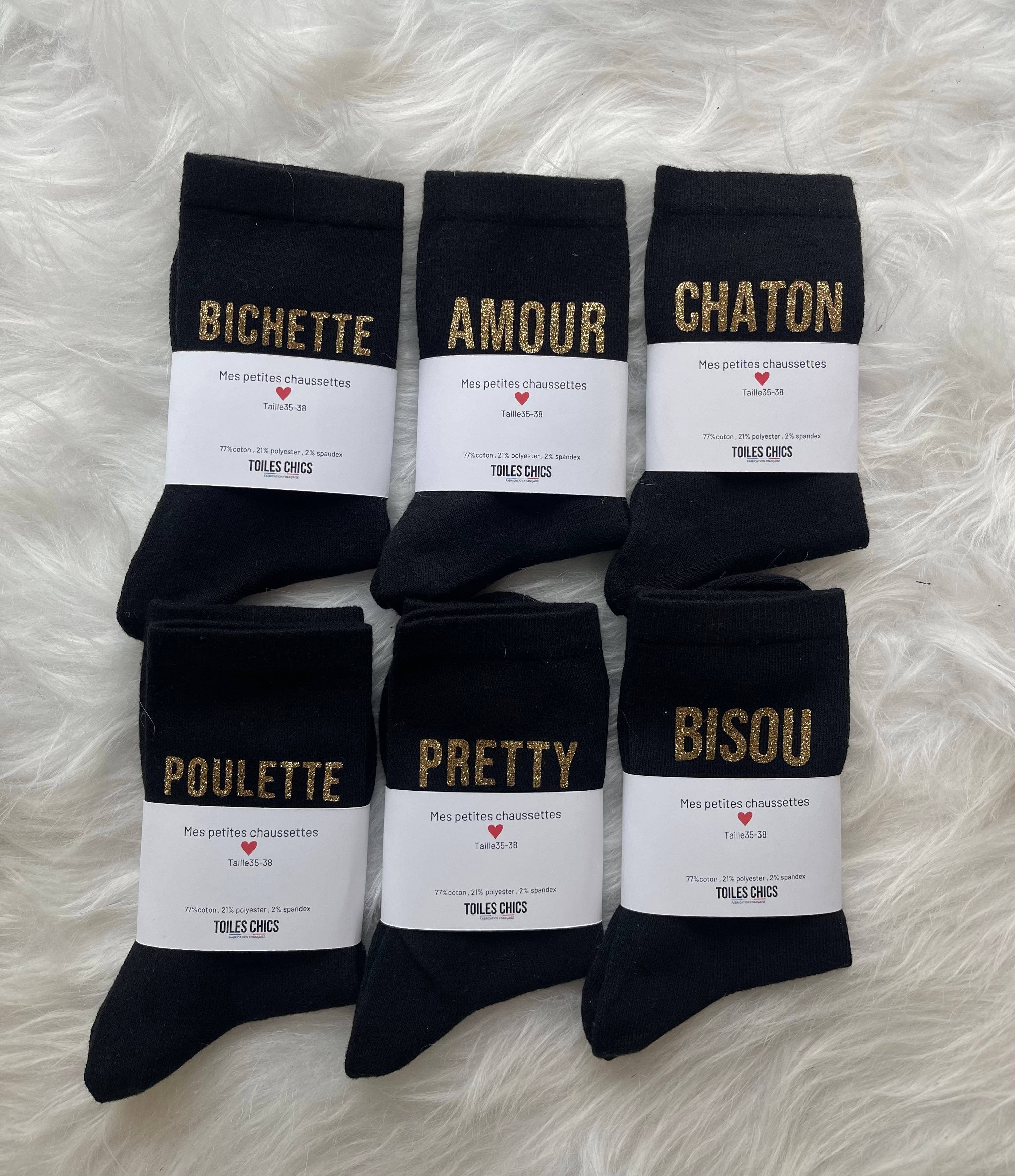 Toiles Chics - Vendita all'ingrosso Calzini - Donna - Set di calze « Mot »0