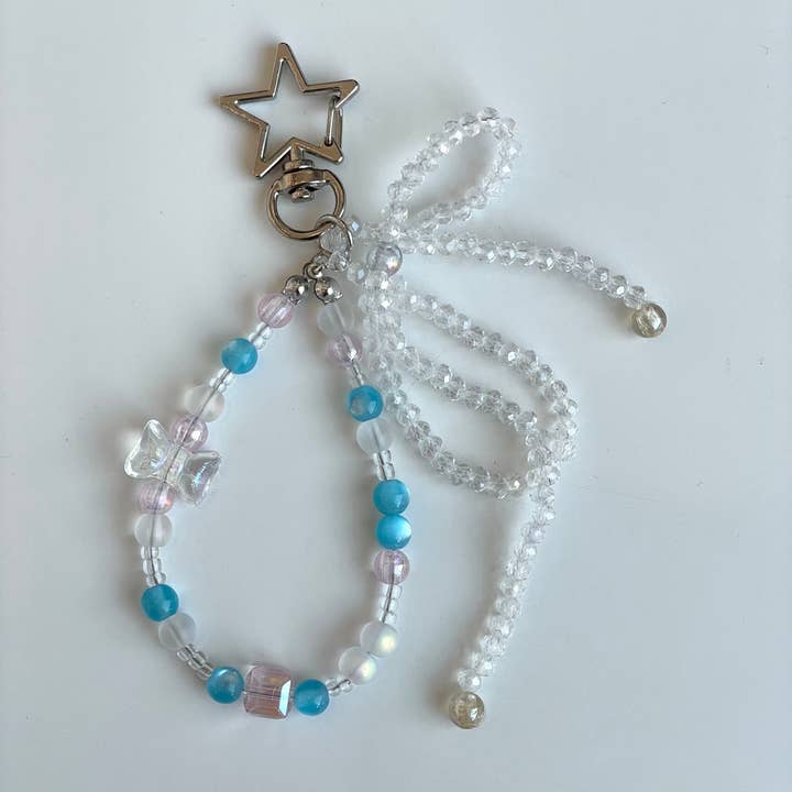 BLUE BOW KEYCHAIN for wholesale by ri-ri-ku