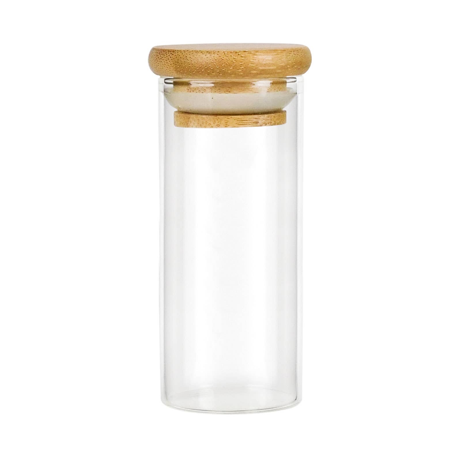 Human Objects® - Wholesale Jar - 6oz Glass Jar w/ Bamboo Lid – Eco-Friendly Jar – 120 Qty2