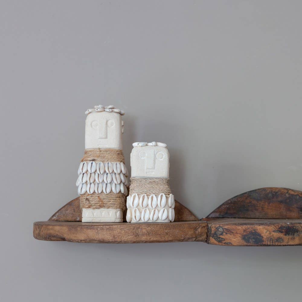 EARTHWARE - Wholesale Decorative Tabletop Object - Wall decoration wood chapati shelf assorted1