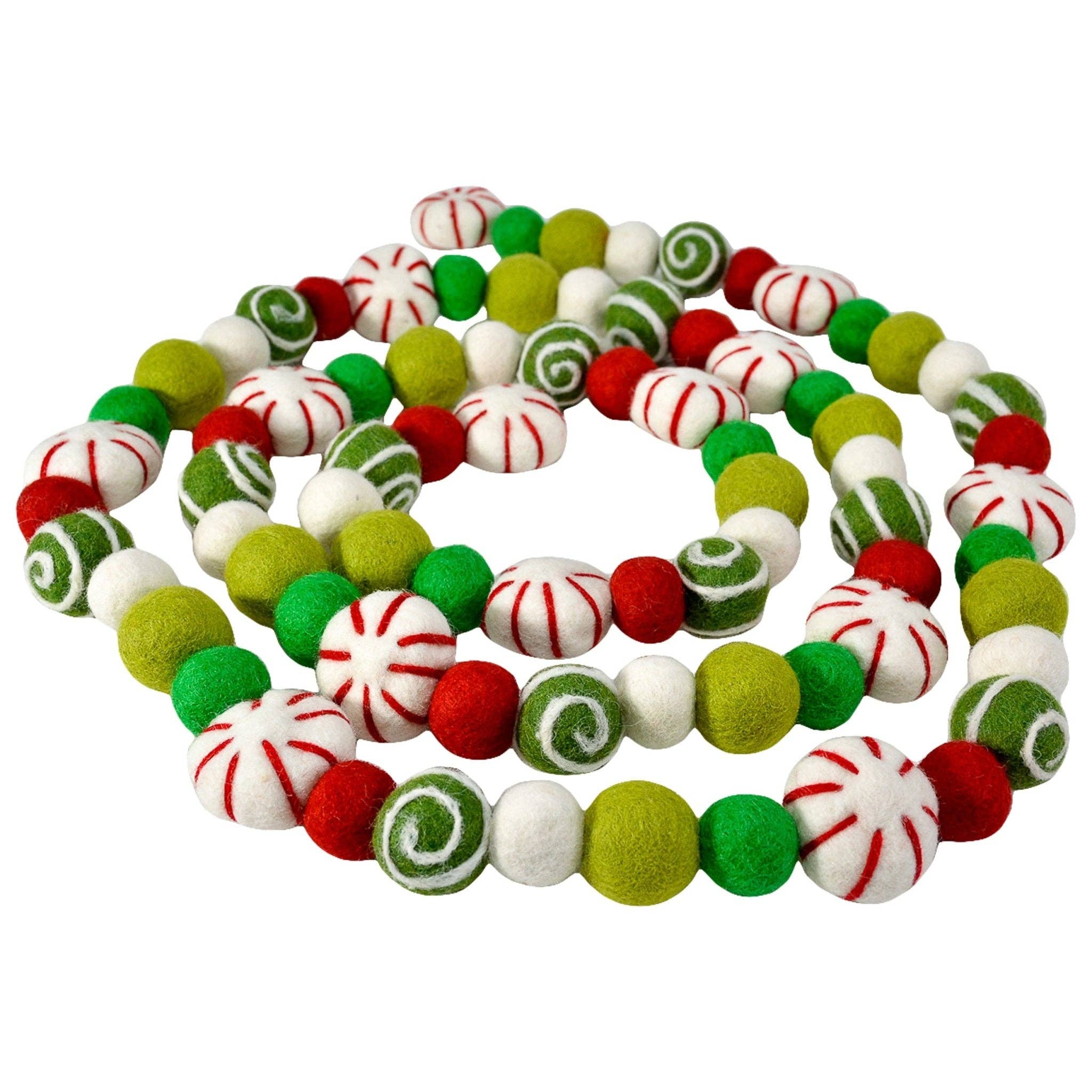 BNB Crafts Inc. - Wholesale Bunting/Garland - 8 Feet Long Christmas Candy Ball Garland4