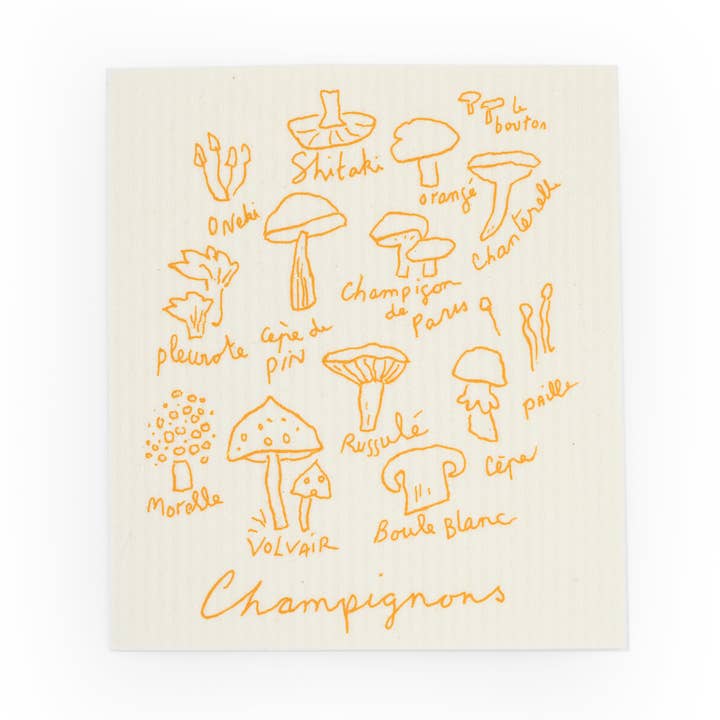 champignon swedish cloth sponge for wholesale by a wink design