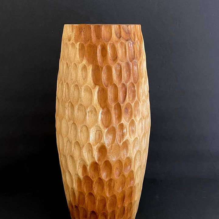 OMA - Eclectic Home - Wholesale Vase - Solid Teak Wood Vase Teak Root Home Decor Flower Vase3