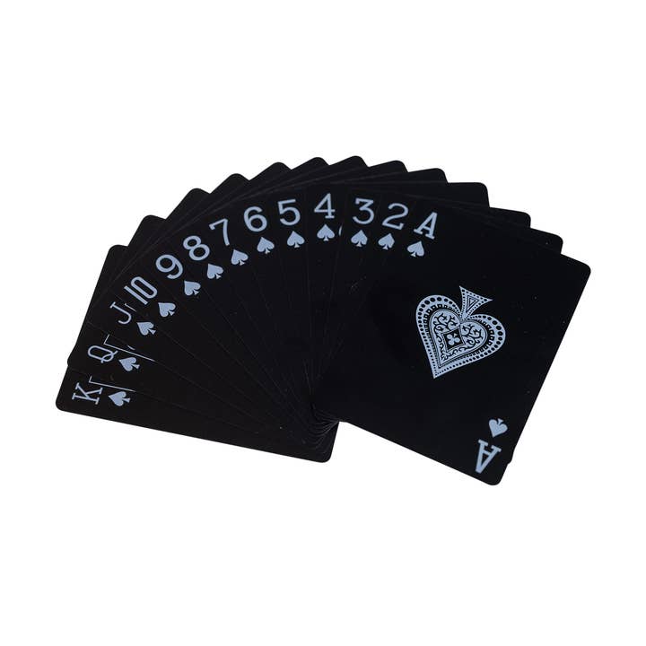 Mad Man - Wholesale Playing Cards - Men's Black Edition Waterproof Card Deck0