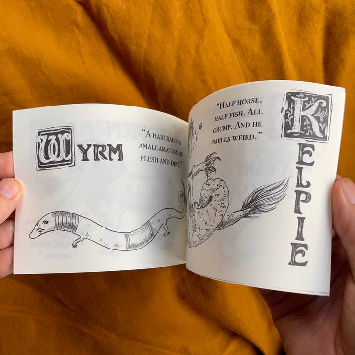 Ashlea Bechaz Illustration - Wholesale Magazine - Zine - Medieval Monsters2