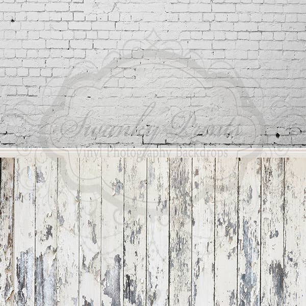 Toile de fond de plinthes en vinyle ALL IN ONE 96 po x 195" pour la vente par Swanky Prints