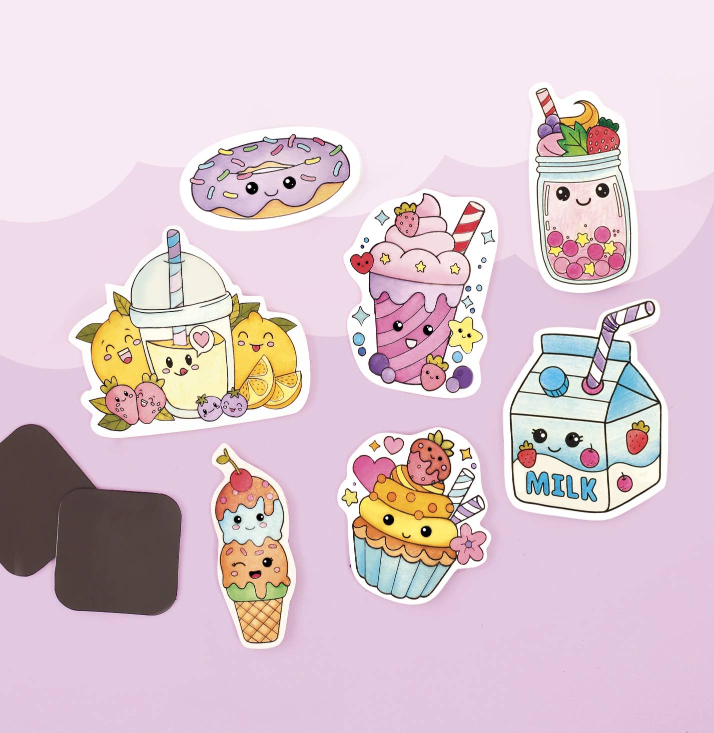 Graine Créative - Wholesale DIY Craft Kit - Kids - CRAZY PLASTIC KIT KAWAI MAGNETS7