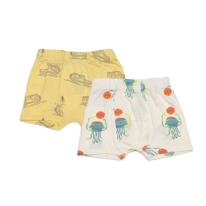 Bamboo Underwear Shorts (2 pack) for wholesale by Silkberry Baby