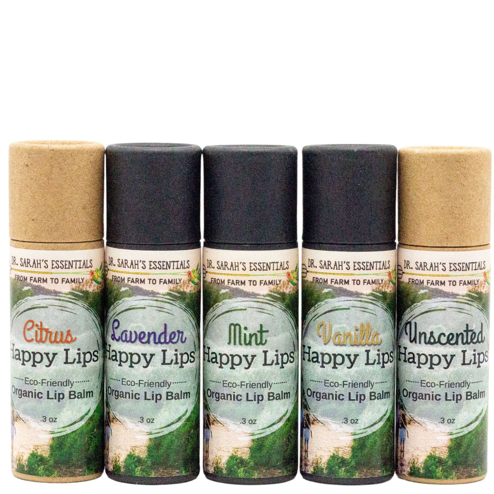 Dr. Sarah's Essentials LLC – wholesale Läppbalsam – Happy Lips (Organic Lip Balm)5