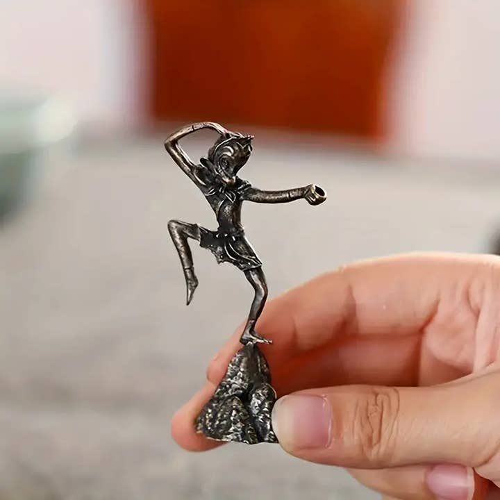 Magnifique Hearts - Wholesale Incense Holder - Kung Fu Monkey Incense Holder Bronze/Copper Unique Piece (Co