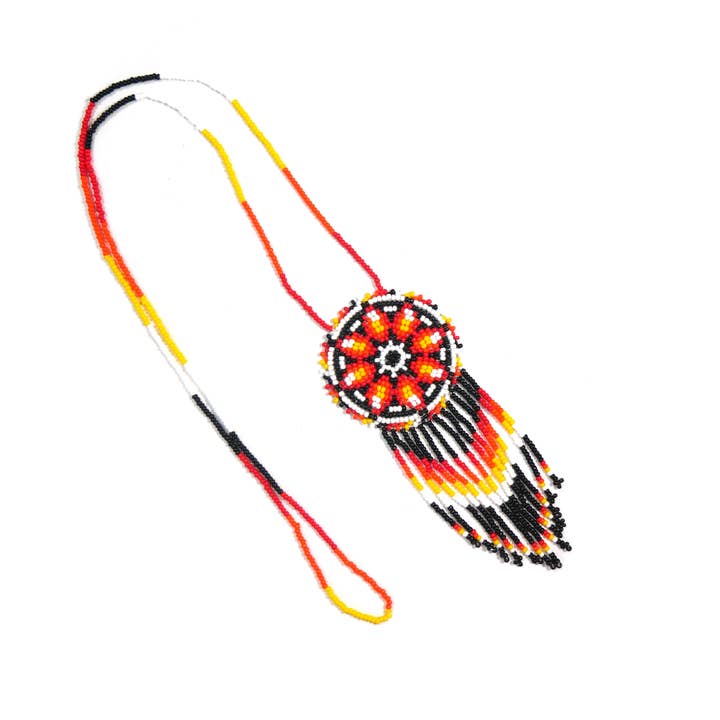 Native American style Beaded necklace Multicolor Star for wholesale by KANGURAH