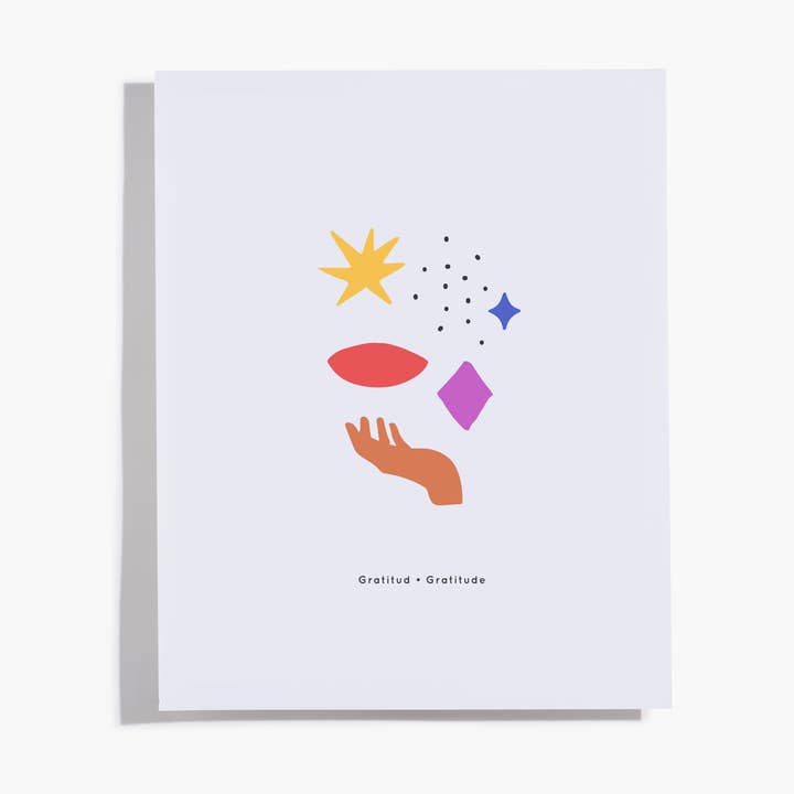 Good Intentions: Gratitude. Giclee Art Print. Edition 1 for wholesale by Ser ParaĆso