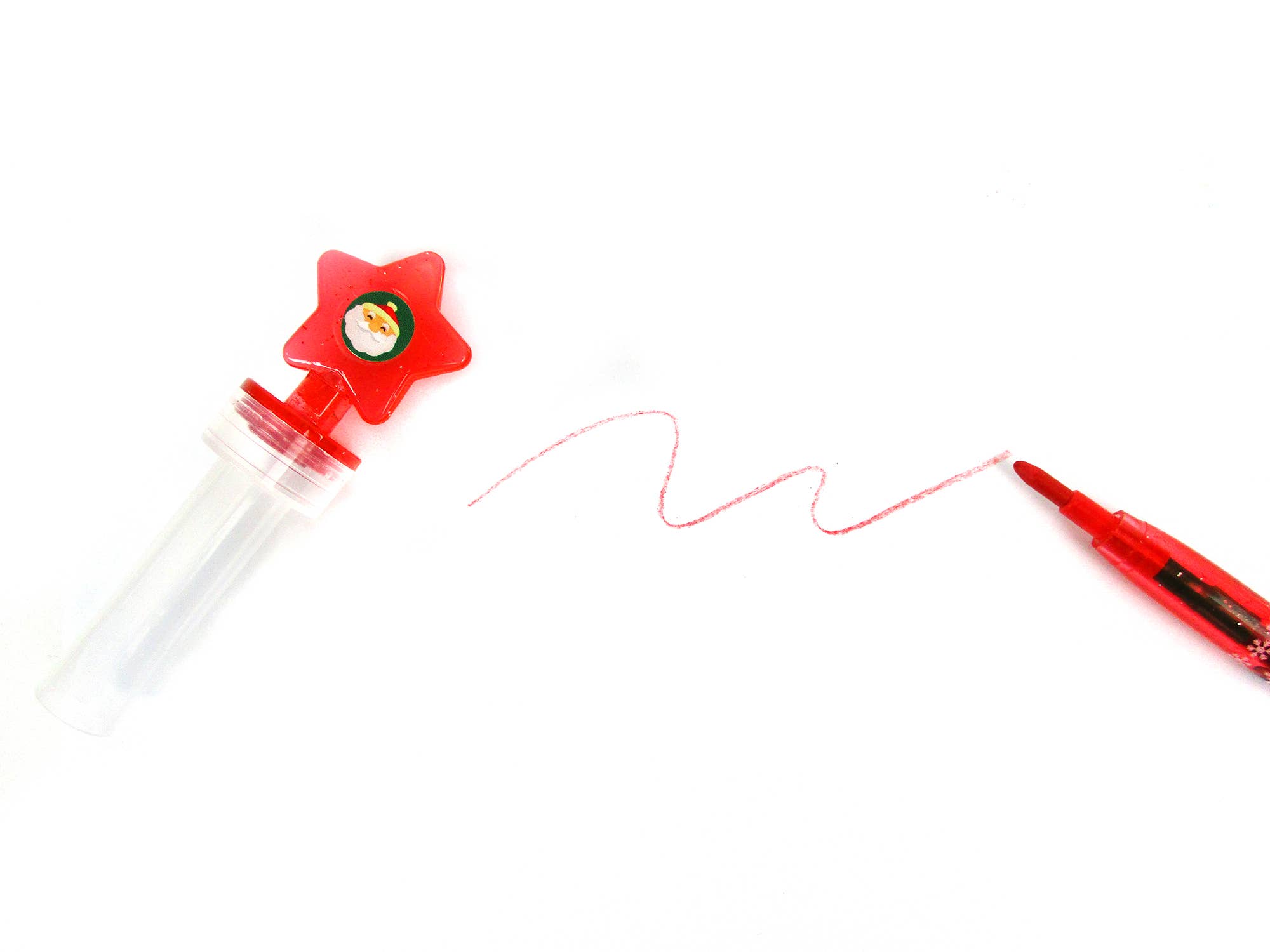 Tiny Mills - Wholesale Crayons – Child & baby - Christmas Stackable Crayon with Stamper Topper1