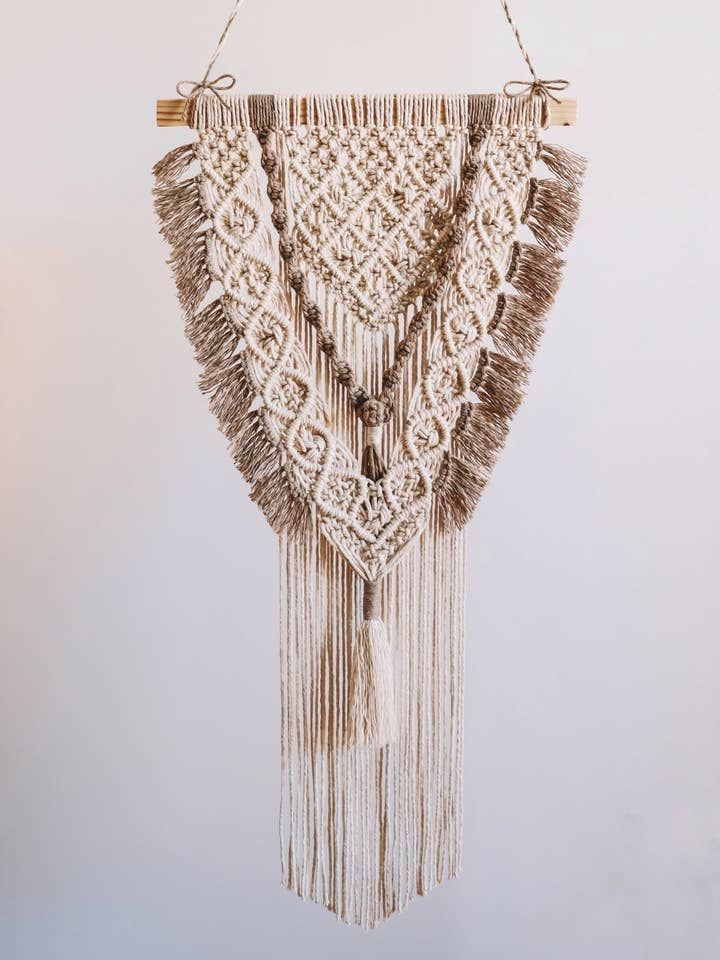 Pannello murale Cuenca Macrame per la vendita all'ingrosso da parte di Zaumi Loop