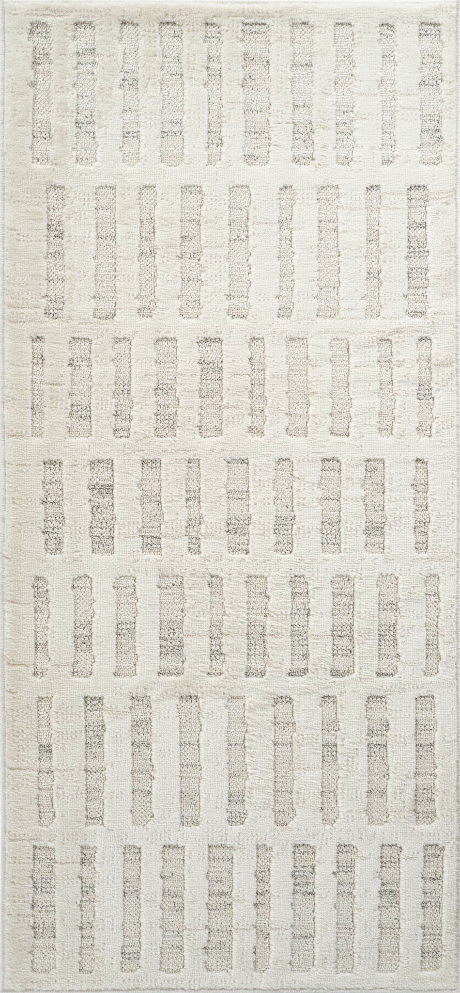 Beige Boho-modern abstrakt matta inomhus i beige och krämvit för wholesale på Faire0