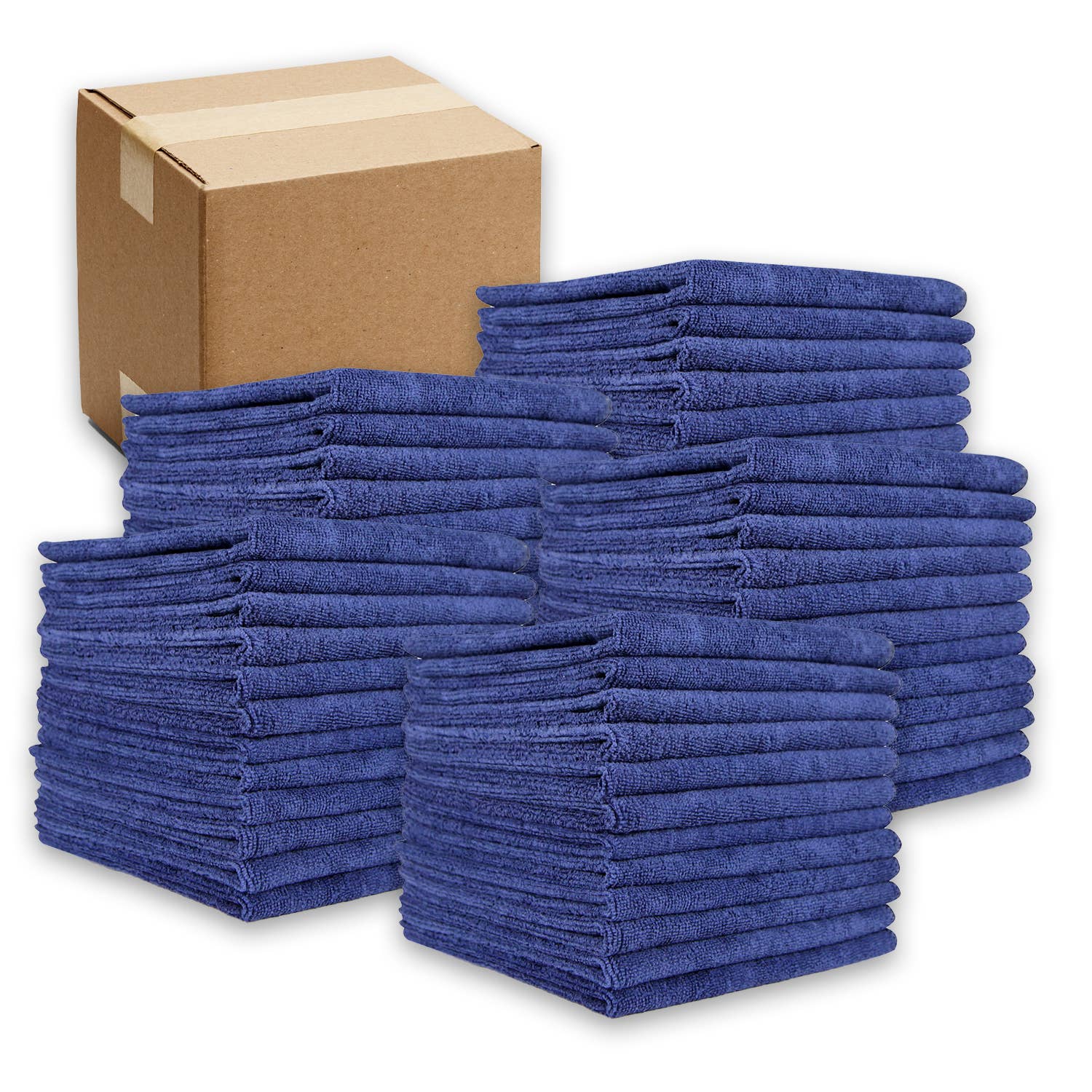 Arkwright Home - Wholesale Cleaning Cloth - Cleaning Cloths 16 x 16 - CASE of 180 - Microfiber - Colors3