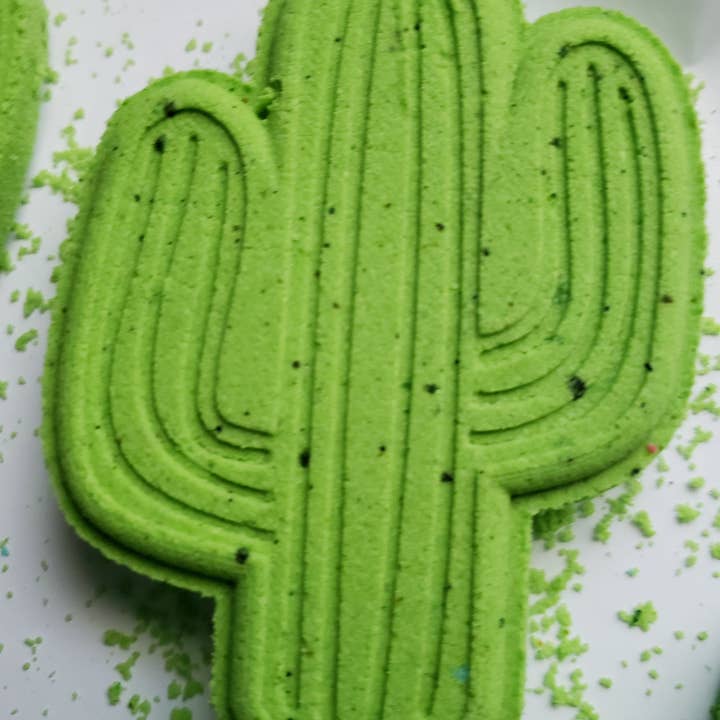 Cactus Bath Bomb for wholesale by Bees and Blossoms Soaps LLC