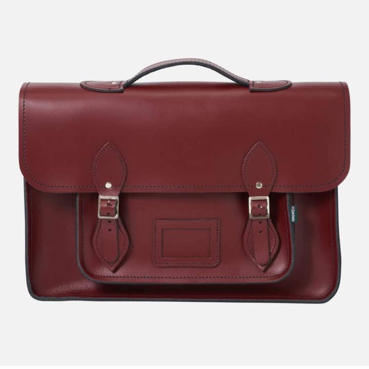 Zatchels - Wholesale Satchel - Women's - Leather Satchel Backpack - Marsala Red - 3 Sizes