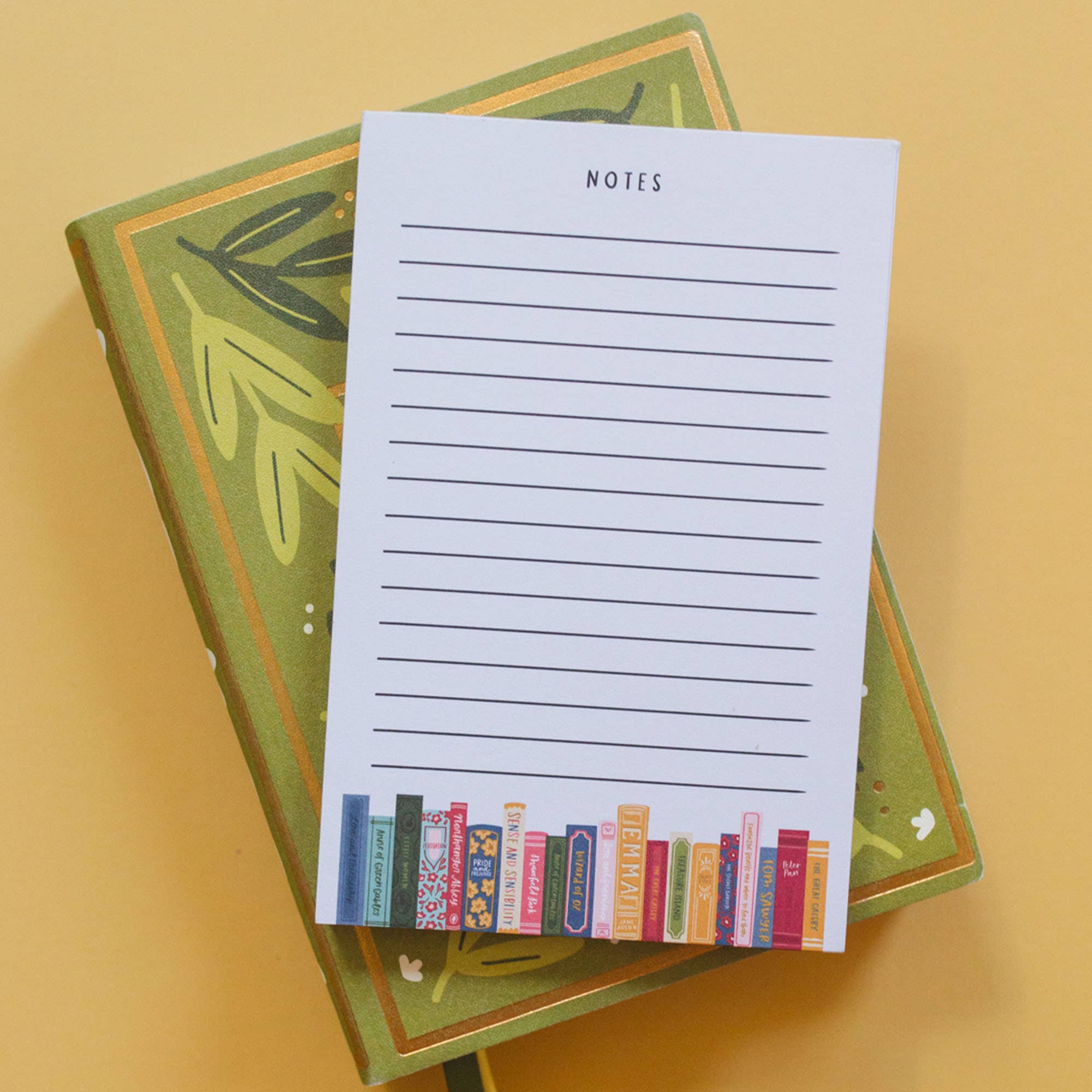 Pippi Post - Wholesale Notepad - Classics Bookshelf 4x6 Notepad2