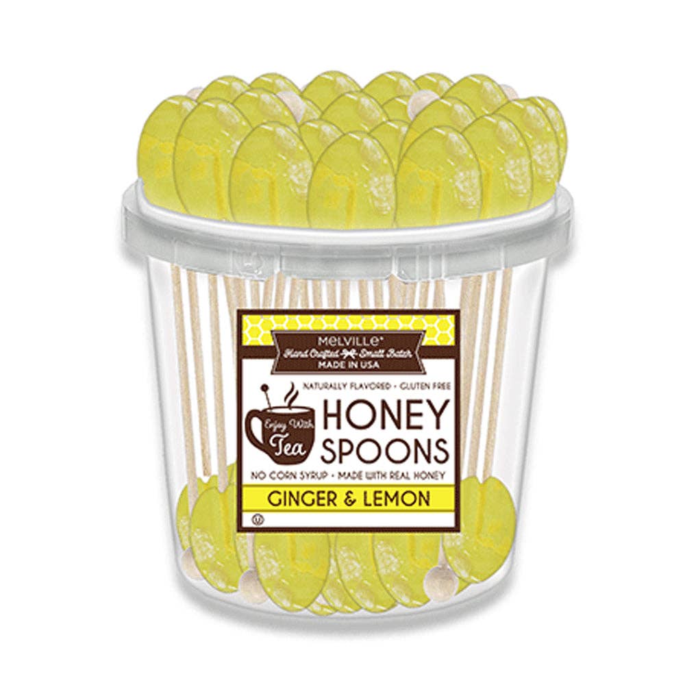 Melville Candy Company - Wholesale Honey - Ginger Lemon Honey Spoons1