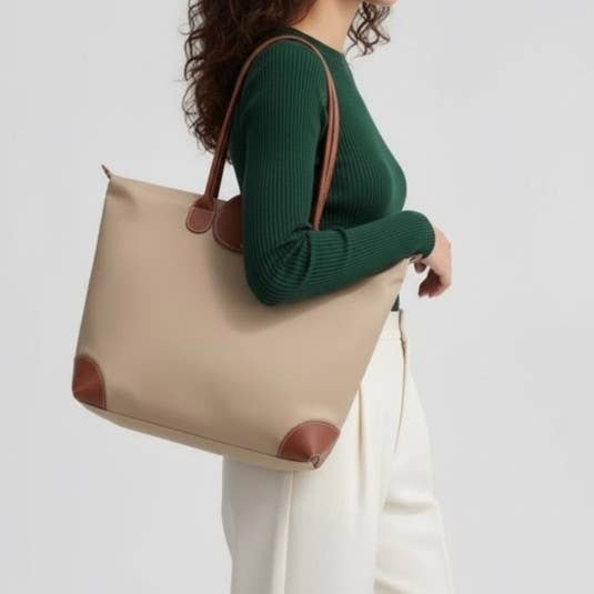 Hatzzi - Wholesale Tote Bag - Women's - Premium Waterproof Nylon Top Zip Tote6