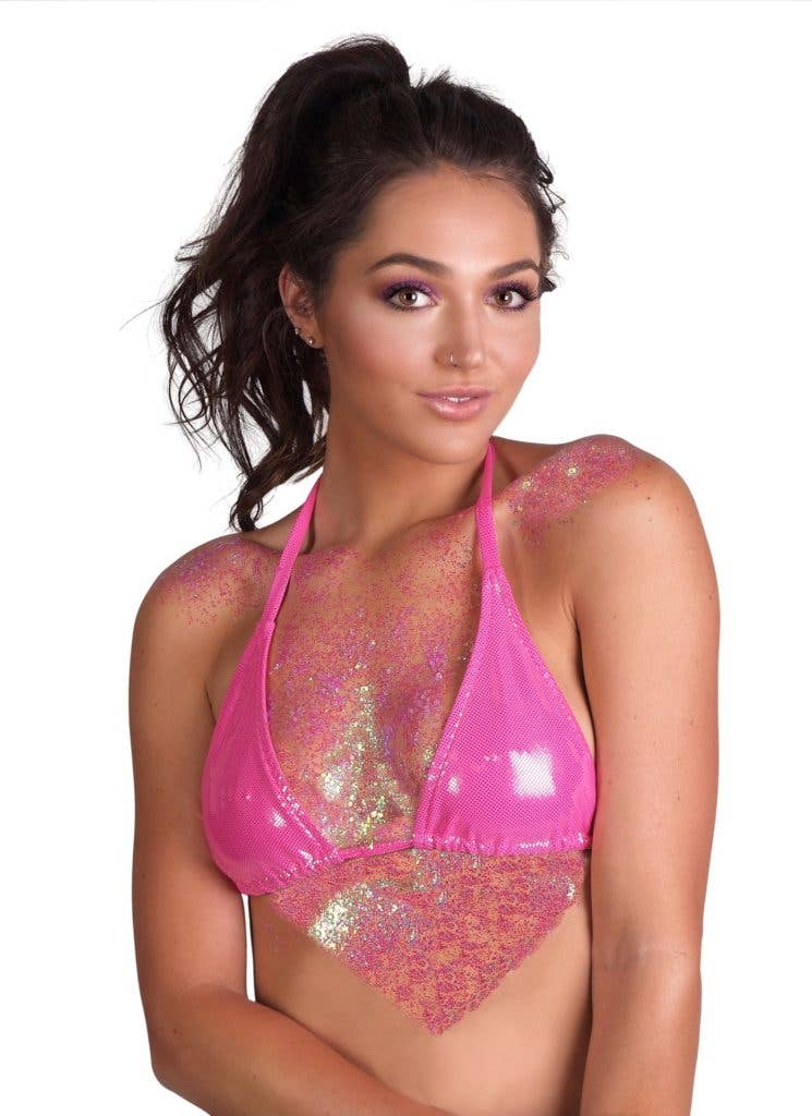 Western Fashion - Wholesale Glitter - 80104 - mixed sizes glitter sq bottle1.5 oz-Pink AB2