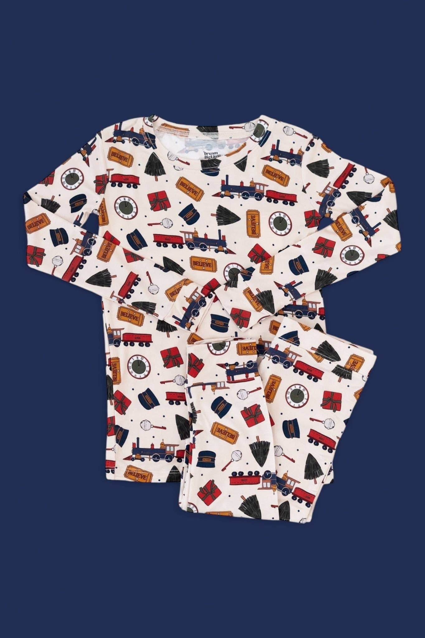 Dream Big Little Co. - Wholesale Sleepwear Set - Kids - POLAR MAGIC EXPRESS DREAM SET2
