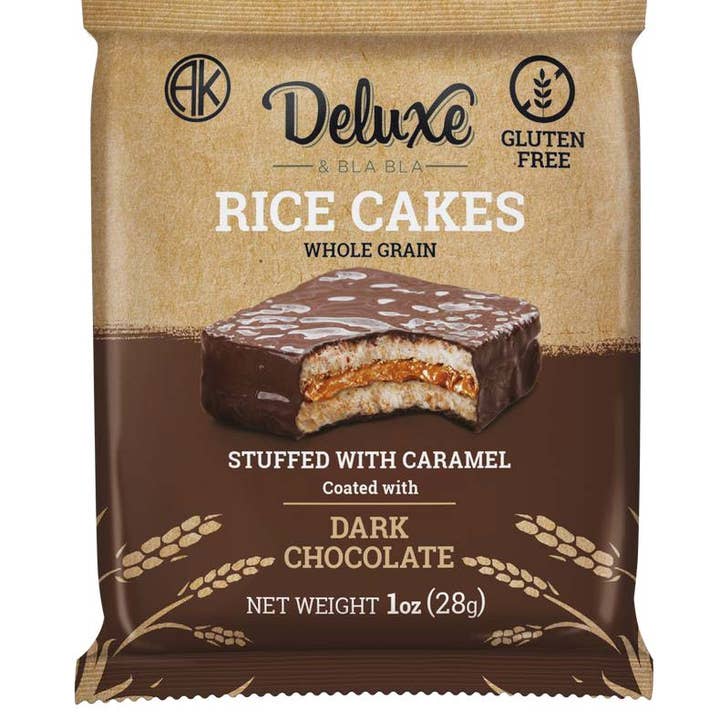 STUFFED RICE CAKES  COATED WITH CHOCOLATE-1 oz. for wholesale by Horizon Top Market
