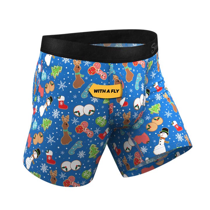 Shinesty, Inc – Engroshandel Undertøj - Herre – De Bagte Godter | Julecookies Ball Hammock® Underbukser med Gylp2