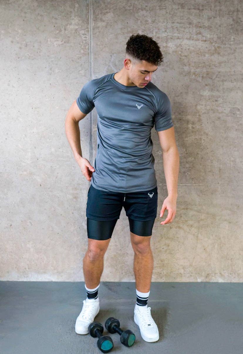 Cerus Clothing - Wholesale T-shirt – men's - Cerus Grey Hybrid Men’s T-Shirt
