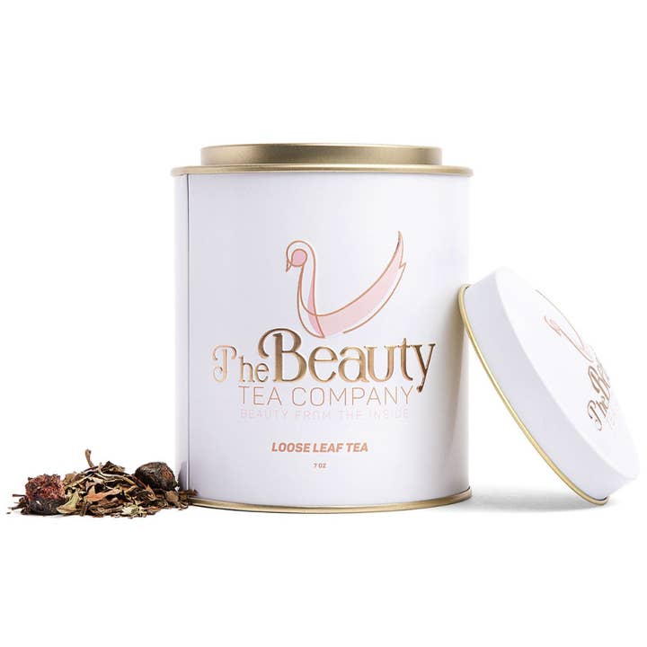 I am Energy: Refreshing White Tea Infused with Blueberries and Exquisite Blueberry Flavor - 7 oz Canister for wholesale by The Beauty Tea Company