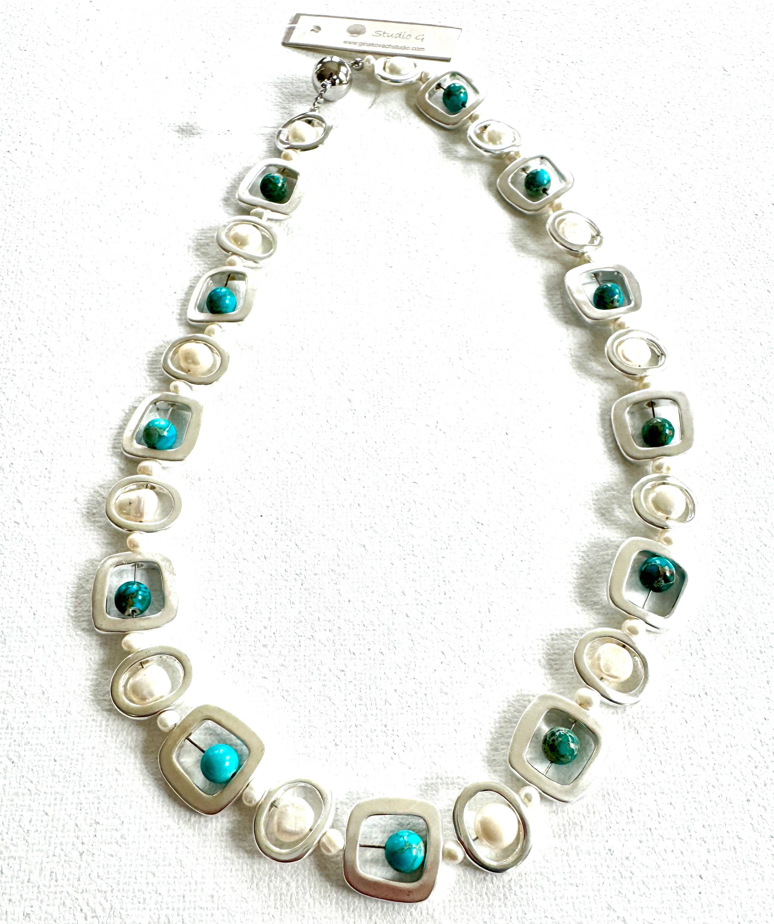 Studio G - Wholesale Beaded/Pearl Necklace - #57 Modern Necklace6