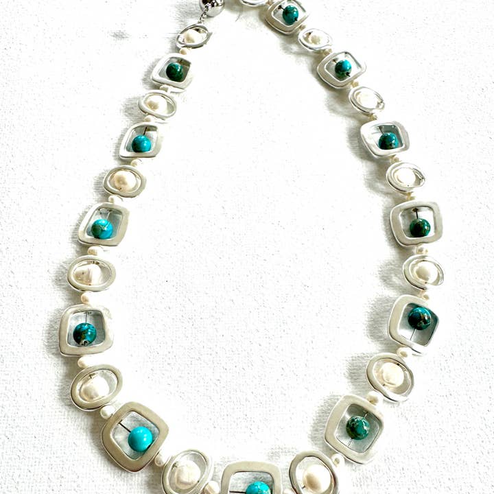 Studio G - Wholesale Beaded/Pearl Necklace - #57 Modern Necklace6