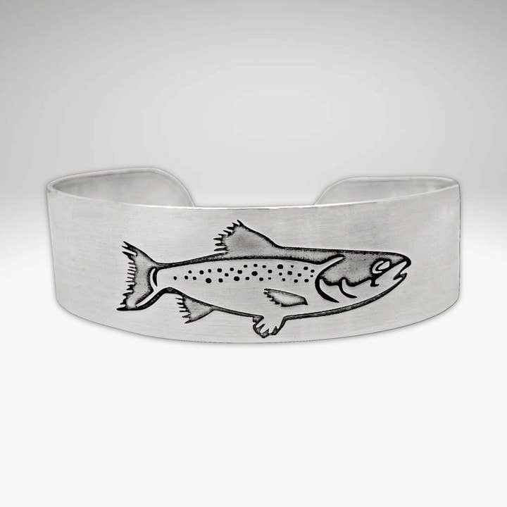 Steelhead Cuff Bracelet for wholesale by Daphne Lorna