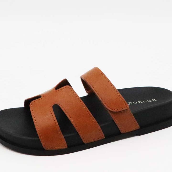 Mars Sky Shoes Wholesale - Wholesale Sandals - Women's - Bamboo CONQUER-01 Women Casual Sole Velcro Band Slide Sandal