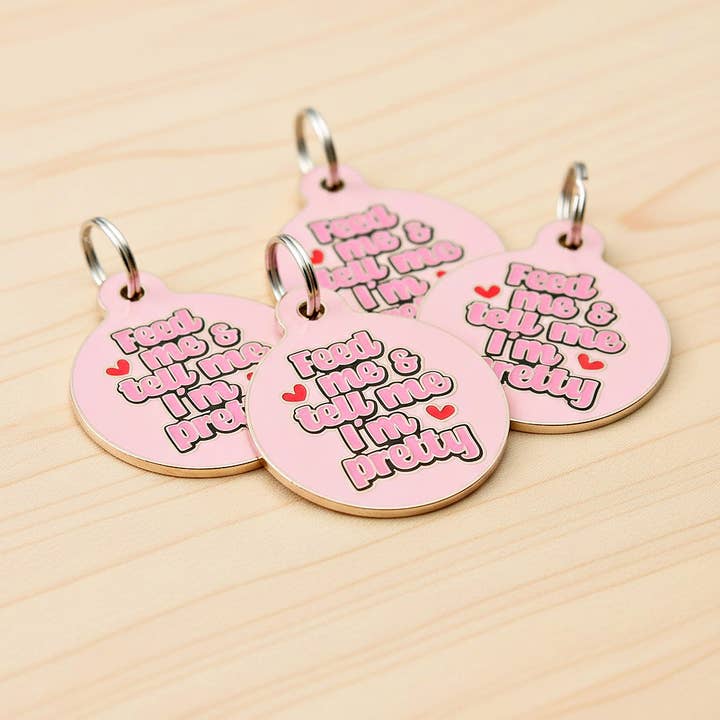 Bad Tags - Wholesale Pet identification tag – Cat/dog - Cute Dog ID Tag w/ Personalized QR Code - Tell Me I'm Pretty8