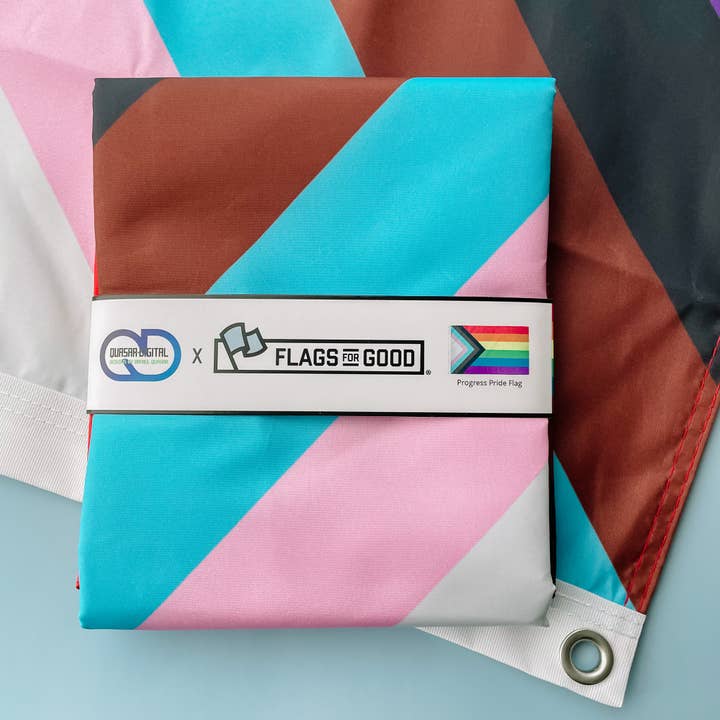 Flags For Good - Wholesale Flag - Progress LGBTQ+ Pride Flag