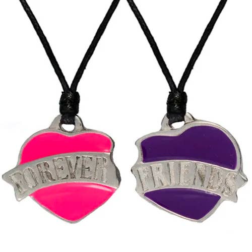 Colar de Estanho Melhores Amigos - 10 (EUA-DDP) por atacado de Myth & Magik - Silver Jewellery Cavern Wholesale