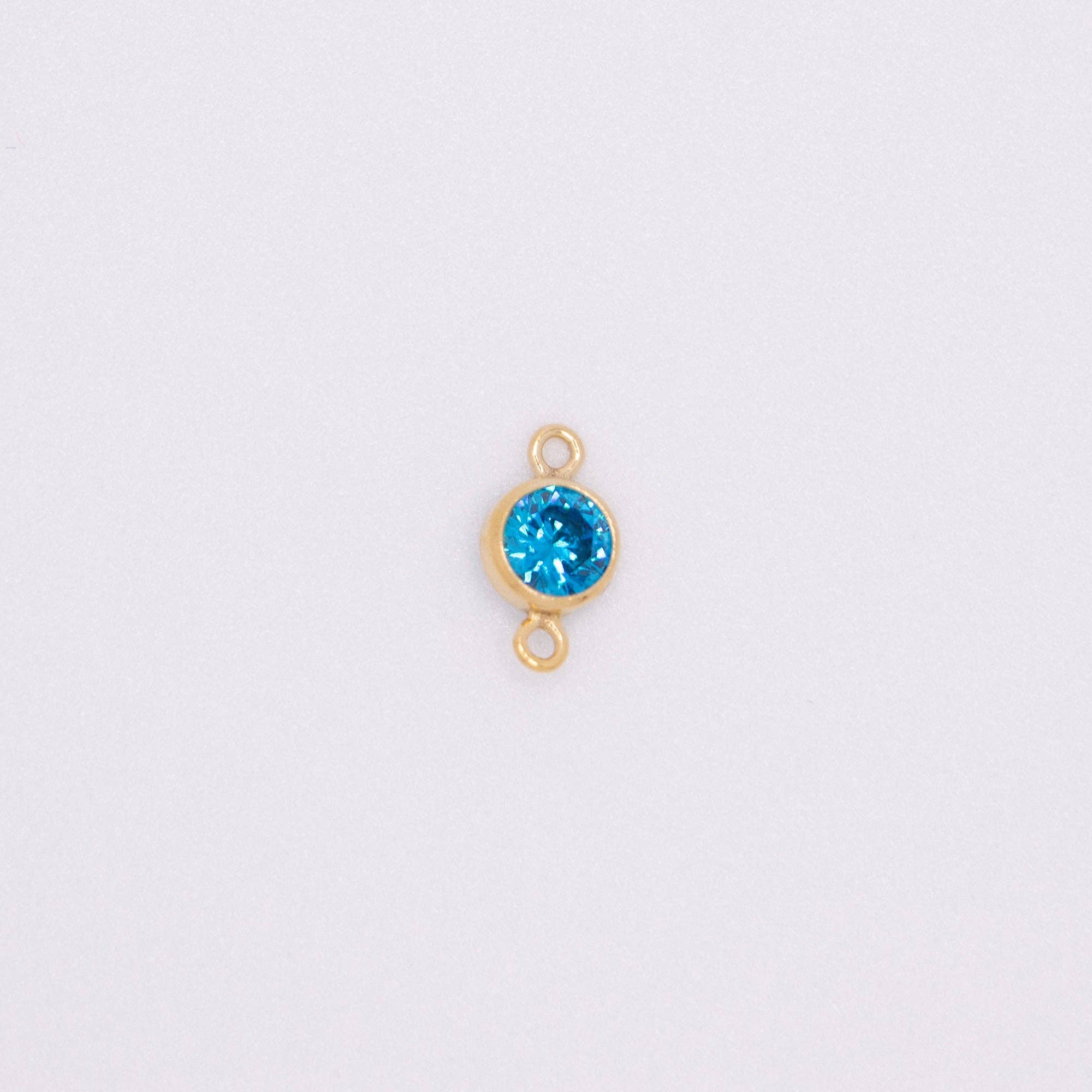 TPAIGE Jewelry - Wholesale Individual Charm/Pendant - Gold Filled Birthstone Connector10